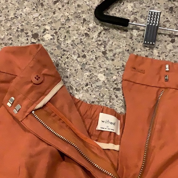 Rust linen shorts - Picture 5 of 5